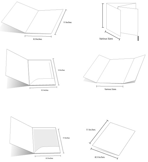 8 kiểu dáng thường dùng trong in Brochure