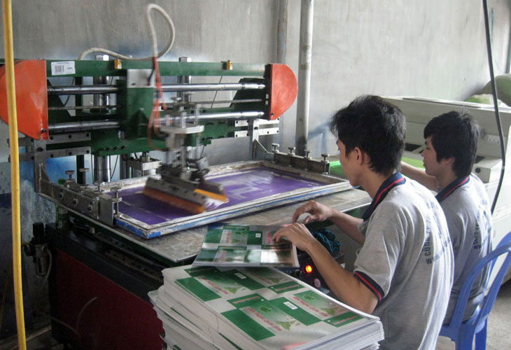 In lụa bằng máy