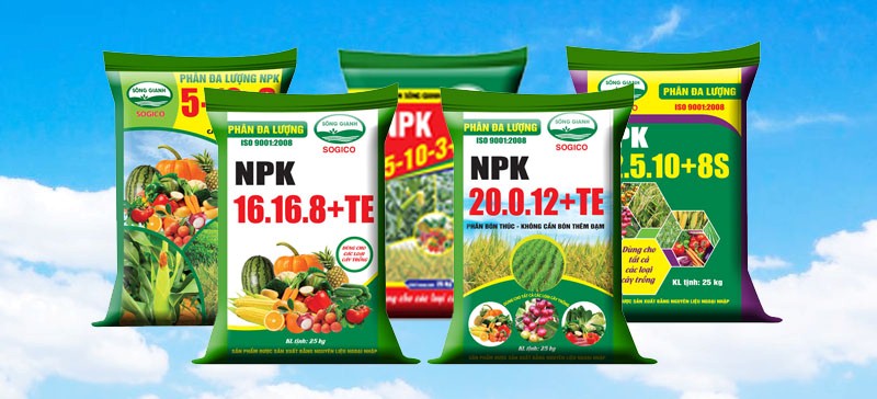 Bao bì phân bón có nhiều loại phù hợp với đặc tính từng sản phẩm