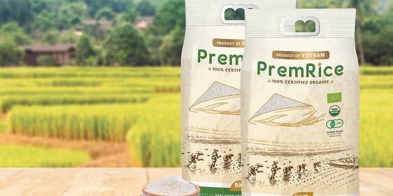 Bao bì đựng gạo đẹp giúp thu hút khách hàng