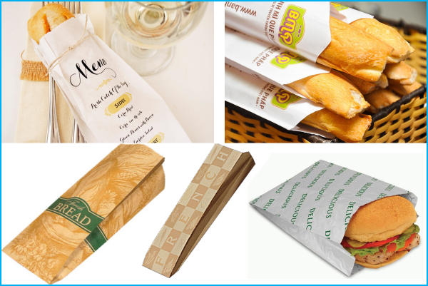 Bao bì giấy đựng bánh mì đẹp, tiện dụng, an toàn 