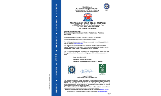 FSC Certificate